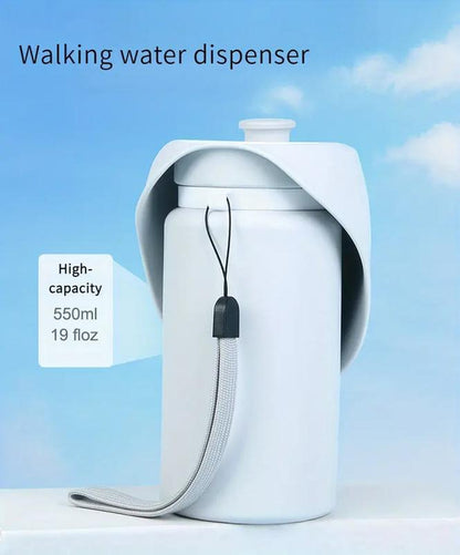Pet Travel Folding Water Cup Silica Gel Mini Walking Dog Outdoors Large Capacity Pocket for Dog Go Out Pet Supplies Accessories